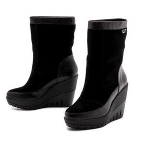 United Nude - Lora Faux Fur Lined Suede Booties